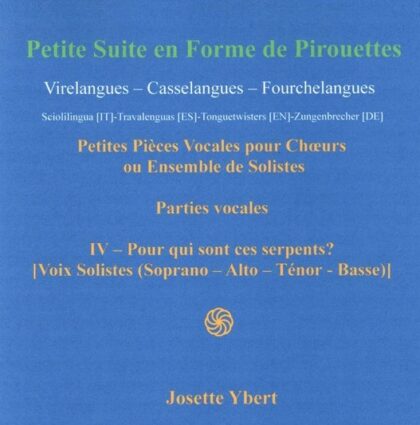 Partitions chant Vocal